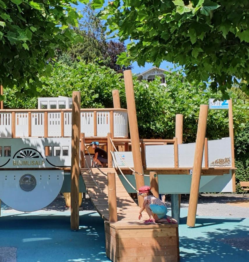 Ferienwohnung Ankerplatz Spiez Esterno foto