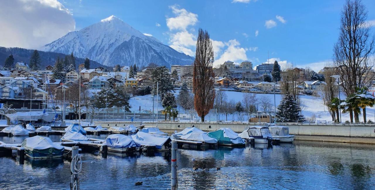 Ferienwohnung Ankerplatz Spiez Esterno foto