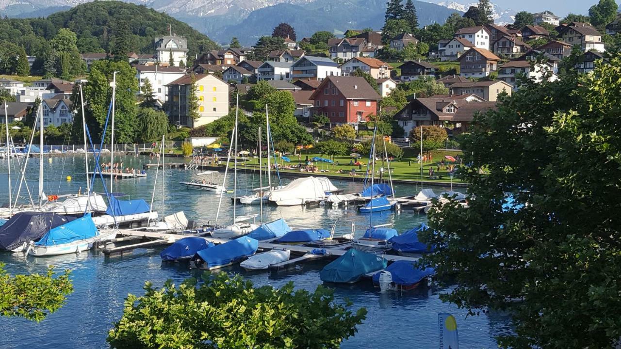 Ferienwohnung Ankerplatz Spiez Esterno foto
