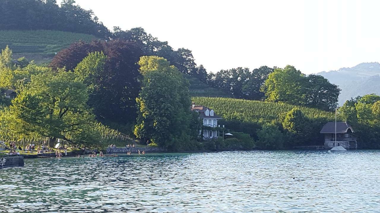 Ferienwohnung Ankerplatz Spiez Esterno foto